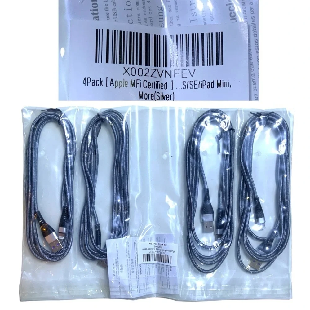 Apple Certified 6ft Lightning Charger C Cable iPhone 14/13/12/11/X/XS/XR/XS iPad